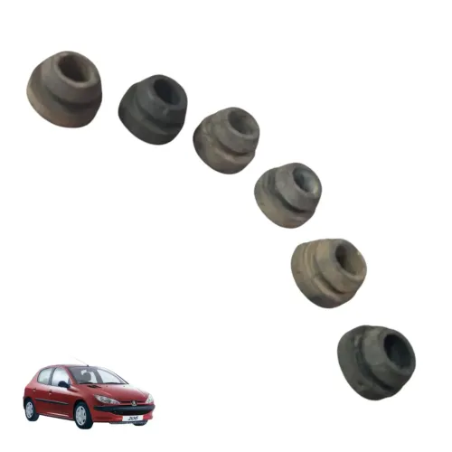 Jogo Batente Coxim Radiador Condensador Peugeot 206 2008 09