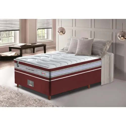 Cama Completa Solteiro: Colchão + Base Box 1,88x0,88