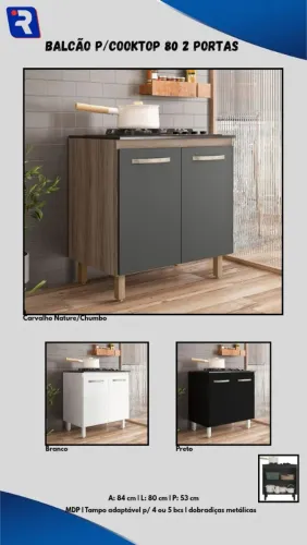 Balcão de Cooktop 