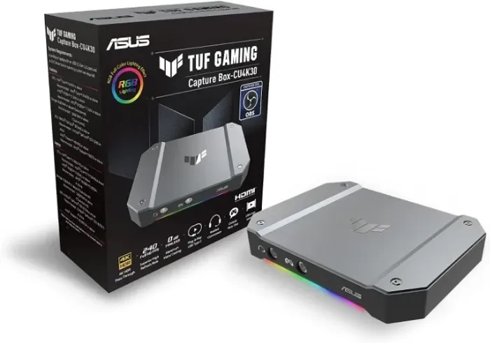 ASUS Placa de captura de vídeo TUF Gaming (CU4K30) 4K/2K/1080P 120 FPS