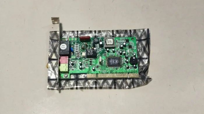 Placa Fax Modem 56k PCI Encore ENF656 Motorola SM56 com Voz - PC Retrô