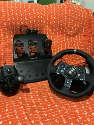 Vendo/Troco Kit Volante Logitech G920 Com Câmbio 