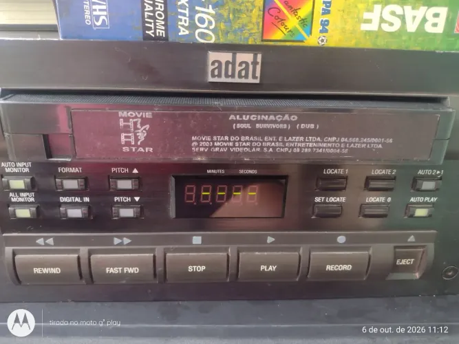 Gravador de vídeo K7