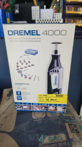 MICRO RETIFICA DREMEL 4000 C/36 PCS DREMEL