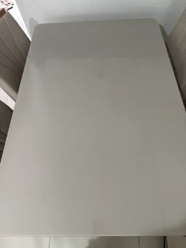 Mesa 4 cadeiras com tampo de vidro