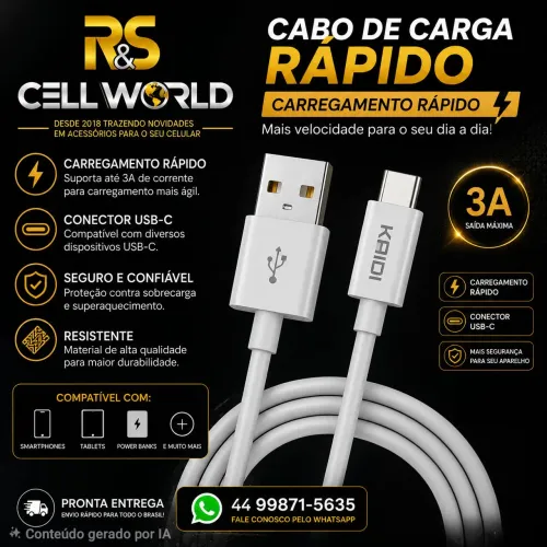 Cabo Turbo USB-C.