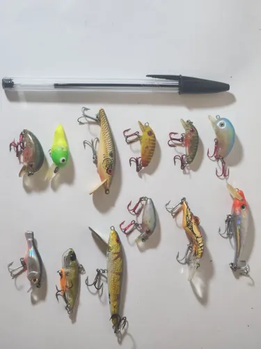 Micro Iscas Artificiais para pesca ultra light 