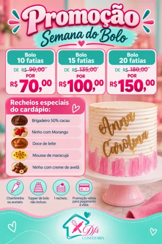 Bolo confeitado