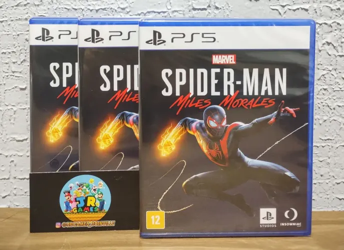 Spider Man Miles Morales Ps5 Lacrado (Aceitamos seu jogo usado como pagamento)