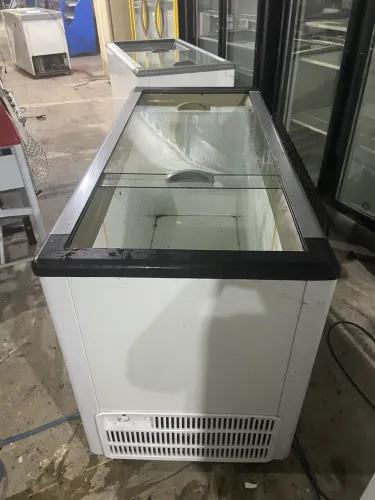 Freezer de 503 litros tampa de vidro da fricon