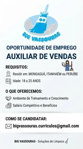 Auxíliar de Vendas