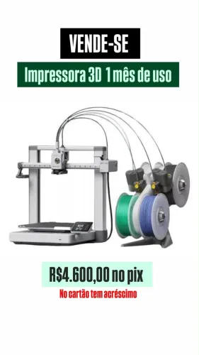 Impressora bambu lab A1 nova