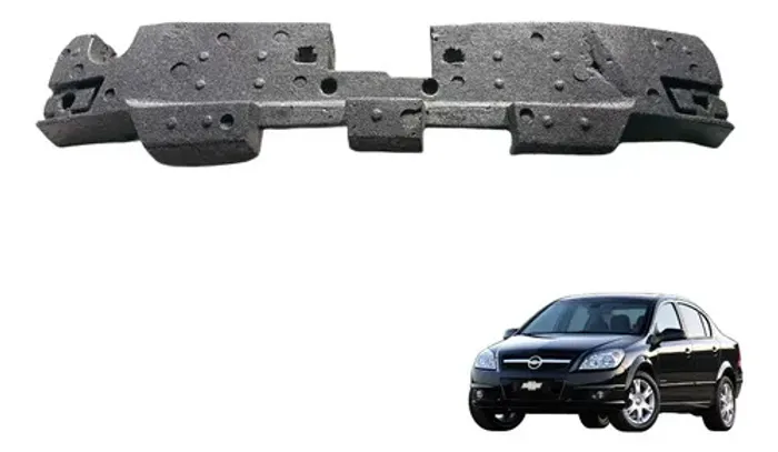 Isopor Absorvedor Parachoque Traseiro Vectra Sedan 2006 2011 Preto