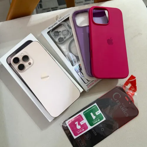 iPhone 16 Pro Max, 256gb, Desert Titanium, 93% de bateria e 100% Original, estado de novo!