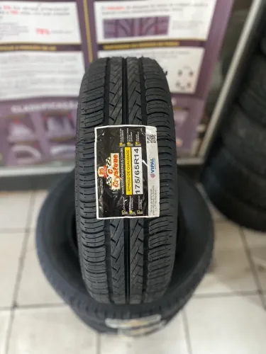 2 pneus 175/65/14 Remold Crystone (instalação grátis)