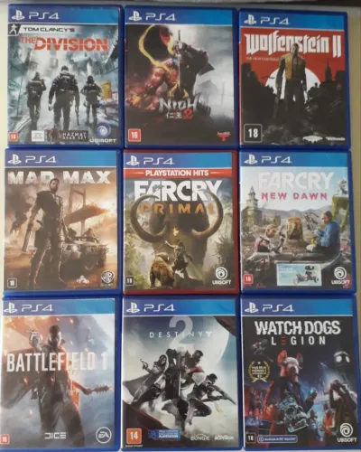 Jogos ps4 preços de cada jogos na descrição 