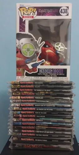 Iron Maiden CD Discografia completa + Eddie Funko Pop