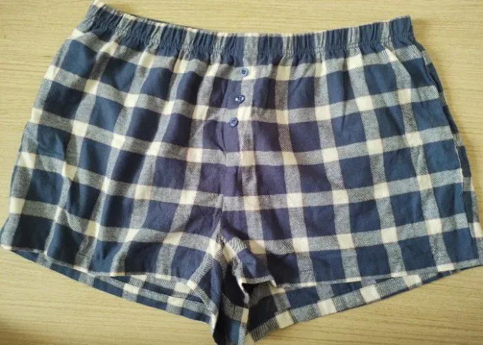 Short doll xadrez feminino azul 100% algodão tamanho GG NOVO