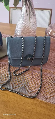 Bolsa pequena, azul