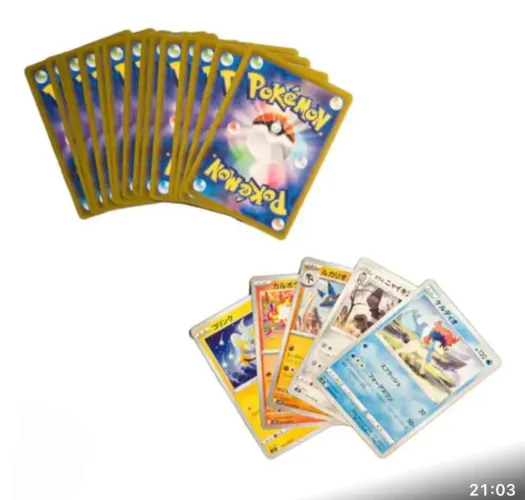Lote de 11 cartas originais Pokémon japonêsas