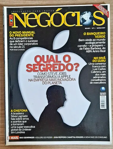 Revista Época Negócios Ed.01 - raridade / excelente estado