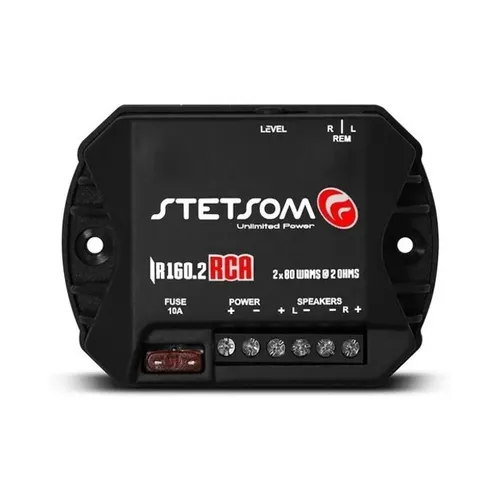Módulo Amplificador Stetsom Iron Line IR160.2 160W RMS 2 Canais 2 Ohms Digital