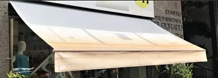 Toldo Retratil Para Loja Medida 3,52 Metros Largura