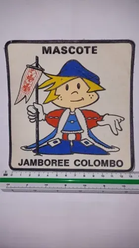 Distintivo Escoteiro Mascote Jamboree Colombo