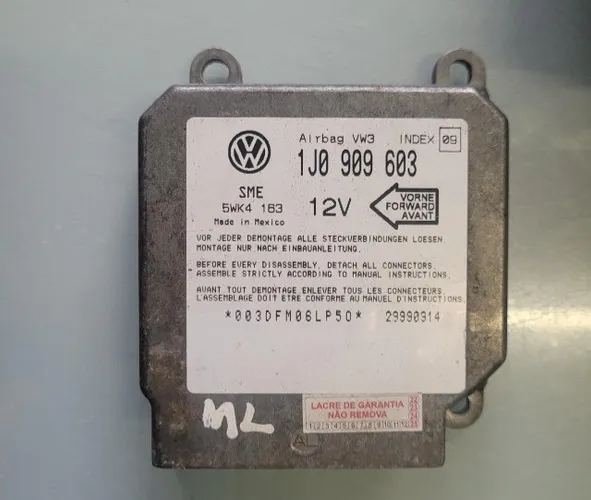 Módulo Airbag Vw Golf 2007 - 2011 / 1j0909603