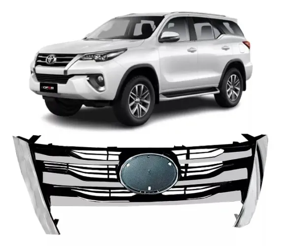 Grade Radiador Toyota Hilux Sw4 2016 á 19 Cromado