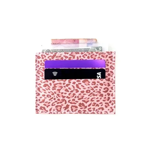Carteira Feminina Porta Cartão Kailla Bags Onça