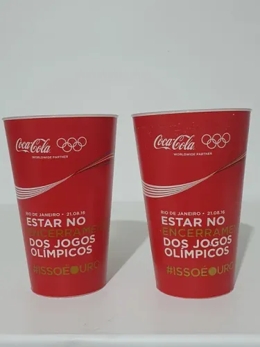 Copos Coca-Cola Rio 2016 - Edição Limitada