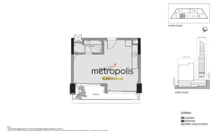 Flat à venda, 43 m² por R$ 951.000,00 - Vila Madalena - São Paulo/SP