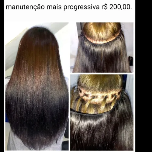 Mega hair ponto americano 
