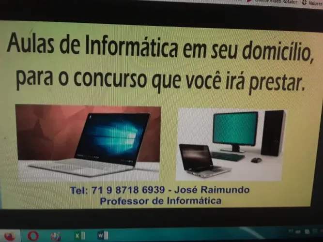 Concursos - Aulas de  Informática para Concursos em seu Domicílio. Leia todo anuncio, ok?
