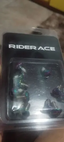 Kit parafusos titânio banhado pra discos de freio MTB speed zero na caixa 