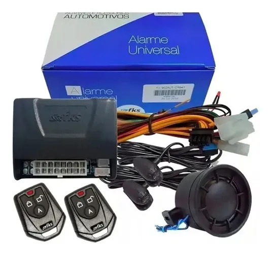 Alarme Automotivo Fks Fk902 SB902 Universal + Desliga Rádio