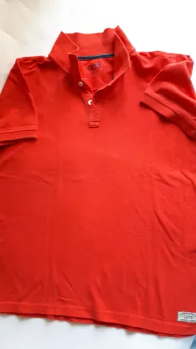 Camisa Polo Infantil Marca Fuzarka tam 14 Vermelha - usada em bom estado