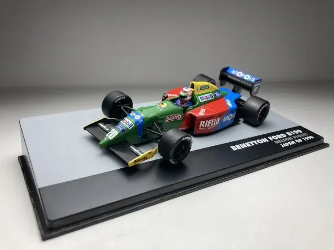Lendas Brasileiras Do Automobilismo Benetton Ford B190 Nelson Piquet , Japan GP 1990 1/43