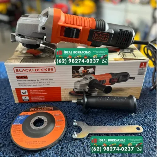Esmerilhadeira lixadeira 920W - 01 ano de garantia