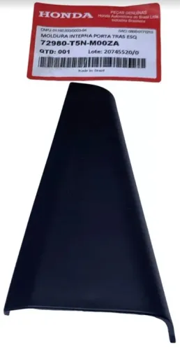 Guarnição acabamento externo porta traseira esquerda Honda Fit Wrv 2015/21