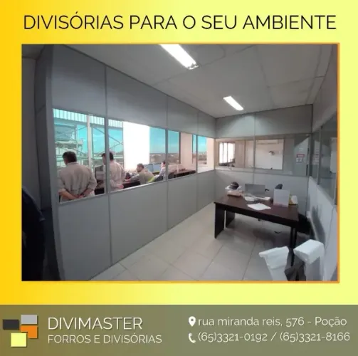 Divisórias P/Escritório (Instaladas)