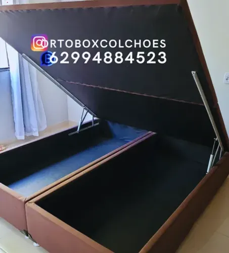 Cama Box Baú Queen Size blindado e reforçado