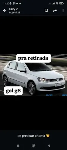 Sucata gol g6 para retirada de peças