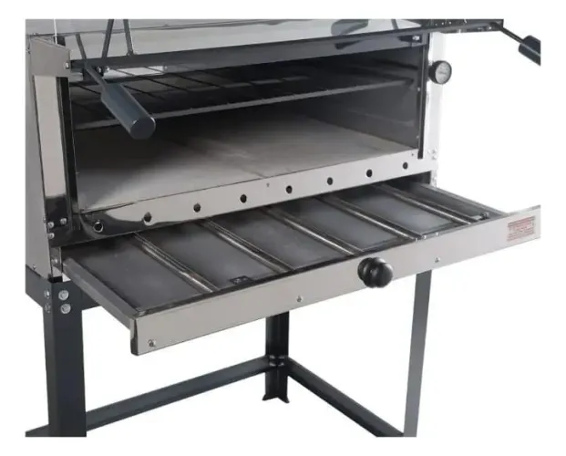 Forno com pedra Refratária 95×95 com infra vermelho Mr.