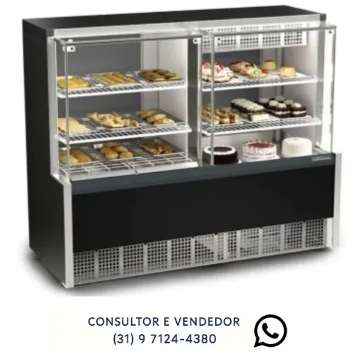 Balcão Refrigerado / Estufa 1,40M Gelopar Novo