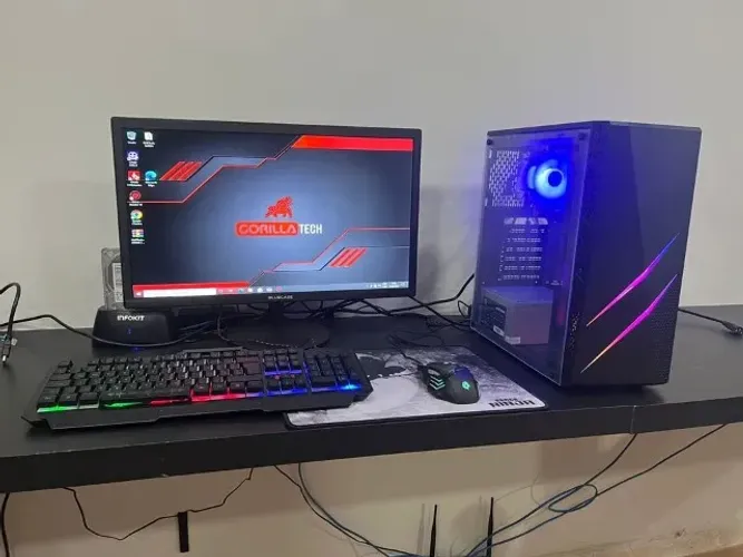 PC Gamer Completo i5 + GT 740 4GB | SSD + HD | Monitor 19" | Teclado e Mouse | Pronto pra 