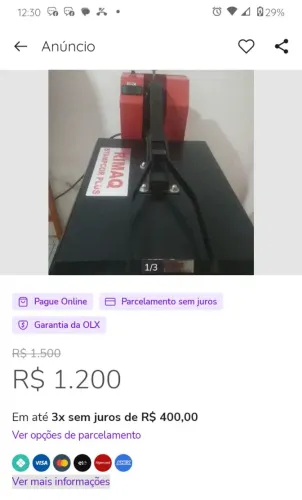 Máquina de estampa da Rimaq