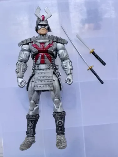 MARVEL UNIVERSE HASBRO SAMURAI DE PRATA - ESCALA 3,75