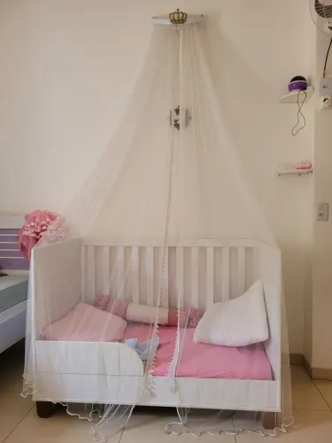 Dorsel unisex com cortinado de tule
